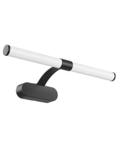 Ndricues pasqyre, 7W, 4000K, 600lm, IP44, metal/plastik, e zeze, 15x10x60cm