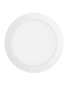 Spot rrethor, 12W, 3000-6400K, 1120lm, D.17.2cm, e bardhe, plastike, IP40