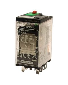 MINIATURE RELAY LED 4C/O 230VAC