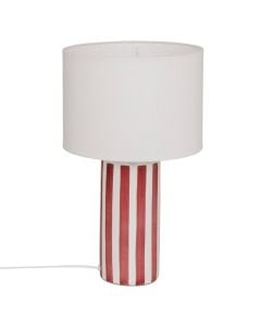 Ndricues tavoline, E14, H.47cm, qeramike, roze