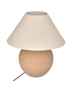 Ndricues tavoline, E27, H.38cm, qeramike, terracota