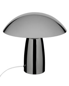 Ndricues tavoline, E27, H.34cm, metal, ngjyre gri