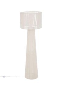Ndriucues pedan, E27, D.45cm, H.145cm, tekstil, e bardhe