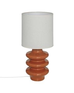 Ndricues tavoline, E14, H.45cm, qeramike, terracota