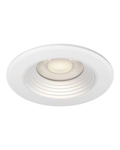 Circular spot, LED, 6.5W, 630lm, 3000-6400K, D.8.5cm, H.3cm, plastic, white, IP20