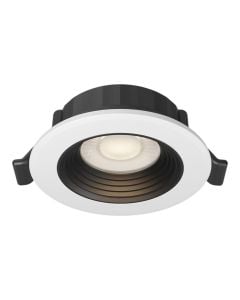 Circular spot, LED, 6.5W, 630lm, 3000-6400K, D.8.5cm, H.3cm, plastic, white, IP20