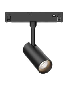 Magnetic track spotlight, 48V, 6W, 440lm, 3000-6400K, black, aluminum, D.4.5cm