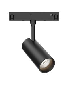Magnetic track spotlight, 48V, 10W, 810lm, 3000-6400K, black, aluminum, D.4.5cm
