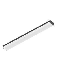 Wall light, 36W, 4320lm, 3000-6400K, black, 120x6x3.6cm