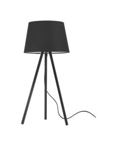 Ndricues tavoline, E27, metal/tekstil, D.23cm, H.48cm, e zeze