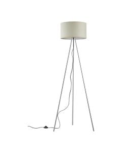 Ndricues pedan, E27, metal/tekstil, D.38cm, H.155cm, bezhe