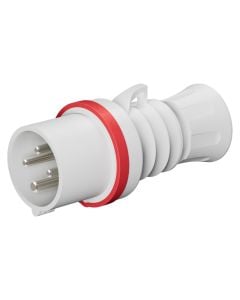 Industrial plug, 3P+T, 16A, 400V