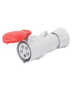 Industrial socket, 3P+T, 16A, 400V