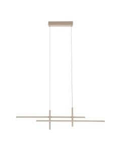 Ndricues I varur, Eglo, 2500lm, 3000K, alumin, L.126cm, bezhe