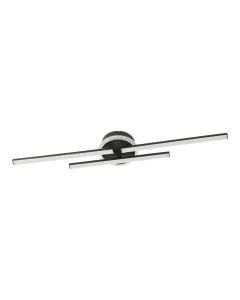 Ndricues muri, LED, 2500lm, 4000K, metal, 72x14cm, e zeze