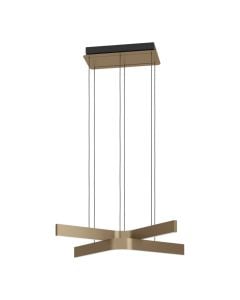 Ndricues I varur LED, 32W, 3000K, alumin, 64x43cm, gold