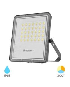 LED floodlight, 30W, 3300lm, 3000-6500K, IP65, aluminum