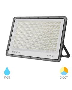LED floodlight, 400W, 44300lm, 3000-6500K, IP65, aluminum