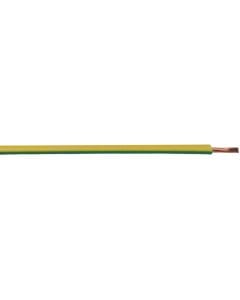 Electrical wire 1x2.5mm², Green&yellow color N07V-K, Fire resistant