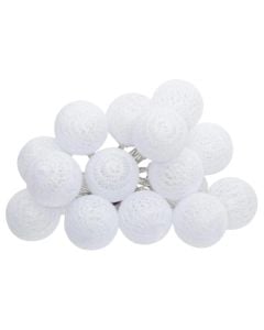 Varg llamba LED, 16 LED, D.3.5cm, e bardhe, me bateri