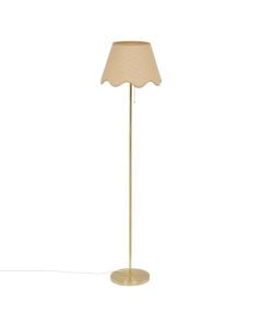 Ndricues pedan, E27, H.150cm, metal/tekstile, gold
