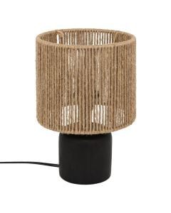 Ndricues tavoline, E14, H.24cm, fije natyrale, e zeze