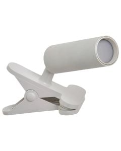 Clip-on light, LED, rechargeable, 12x8x20cm, 4200K, white
