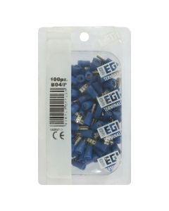 Insulated F Terminals 1.5-2.5mm²/ 2.8mm, 100pc/pack
