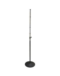 Universal telescopic stand with round base and black knob H 107-200 cm