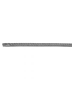 Stainless steel wire rope D5mm 1x19 wires aisi 316 / A4 DIN 3053 stainless steel, 2100kg