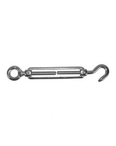 JIS frame type turnbuckle with hook and eye M5mm, 120x13x8x8mm, 40kg