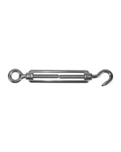 JIS frame type turnbuckle with hook and eye M6mm, 150x16x10x9mm, 80kg