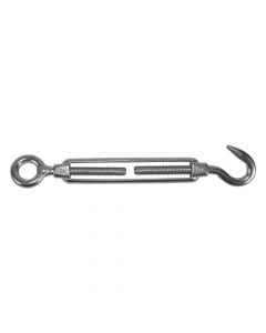 JIS frame type turnbuckle with hook and eye M8mm, 200x20x14x11mm, 140kg