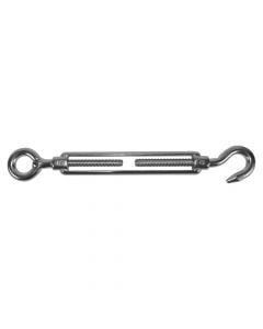 JIS frame type turnbuckle with hook and eye M10mm, 240x28x16x12mm, 220kg