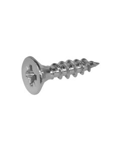 Cross recessed countersunk head wood screw 6x30 mm stainless steel