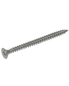 Cross recessed countersunk head wood screw 6x80 mm stainless steel
