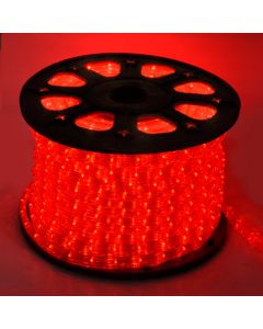 Drita dekorative në formë tubi, (të kuqe)