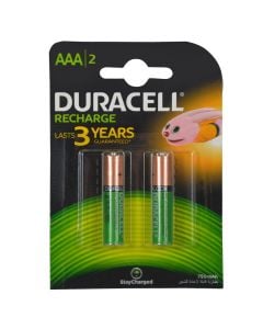 Duracell NiMH Rechargeable AAA Batteries, 750mAh, 2pc