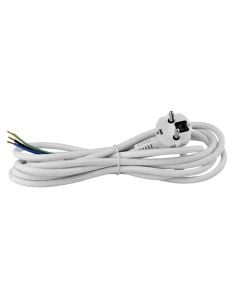 Round cable 3*0,75mm2*3m,white