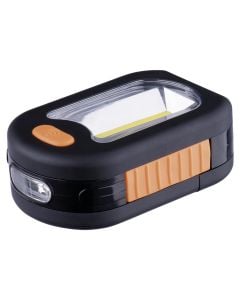 LED FLASHLIGHT COB+3LEDs, 3×AAA, 200lm, 17m, 9.2×6.1×3.4 cm, IP20