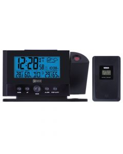 Ore Digitale E0211 shumefunksionale me 1 sensore temperature wireless, alarm, mates temperature ambjenti, kalendar, -20 °C
/ +60 °C, 3x1.5V AAA, ekran LED 4.5x9.5 cm, 9.5x6x2.7 cm