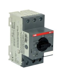 Manual Motor Starter  MS116-0.16, 0.1-0.16 A, 600 V AC