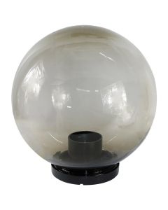 Globe for streetlights fume D30 cm, plastic