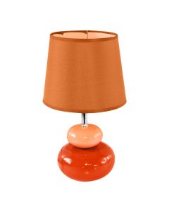 Ndricues tavoline qeramik/tekstil ngjyrë portokalli , 32x13 cm