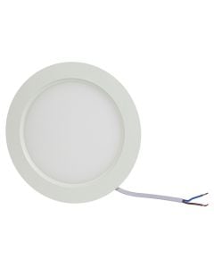 LED downlight round fmt, 12 W, 6000K, 25000 hrs, 90-265 V AC, 17.1x2.9 cm
