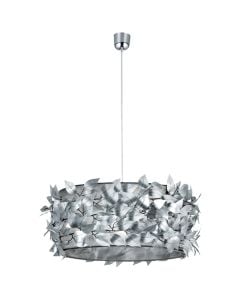 Ndricues I varur Nest 1xE27, max.60 W,  Ø50x150 cm, matal/plastik, ngjyrë kromi/argjendi