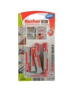 Fischer Universal plug 8 x DUOPOWER 10 x 50