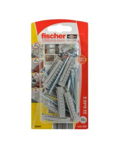 Fischer upa plastike universale DUOPOWER SX 8 x 40 & vida kokë kryq  5 x 60