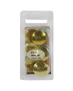 Kapuç vidash bronzi 20mm, 6copë