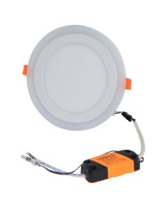 LAMBARIO-SMD-CRD-18W-RND-WHT-4200K-RGB-WCM-SMD RECESSED DOUBLE LED DONWLIGHT